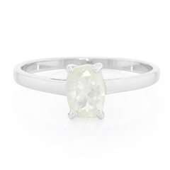 Bague en argent et Orthose