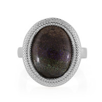 Bague en argent et Opale Matrice
