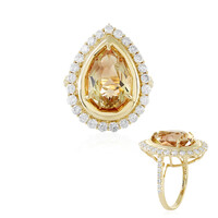 Bague en or et Pierre du Soleil de l’Orégon (AMAYANI)