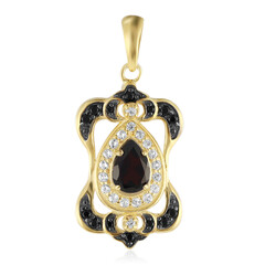Pendentif en argent et Grenat du Mozambique