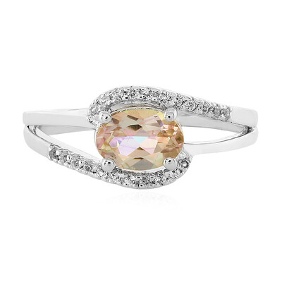 Bague en argent et Quartz Luna