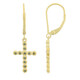 Boucles d'oreilles en argent et Diamant fantaisie