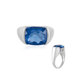 Bague en argent et Fluorite à couleur changeante