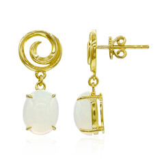 Boucles d'oreilles en or et Opale Welo AAA (Adela Gold)