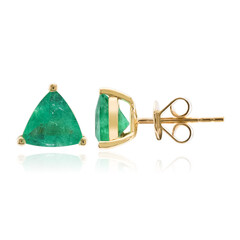 Boucles d'oreilles en or et Emeraude de Colombie (CIRARI)