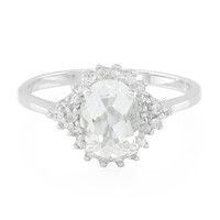 Bague en argent et Pétalite