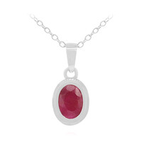 Collier en argent et Rubis