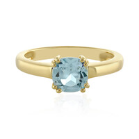 Bague en argent et Topaze bleu ciel