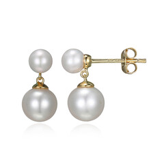 Boucles d'oreilles en argent et Perle de culture d'eau douce
