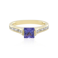 Bague en or et Tanzanite AAA