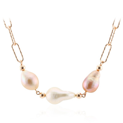 Collier en argent et Perle blanche de culture d'eau douce (TPC)