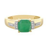 Bague en argent et Emeraude de Socoto