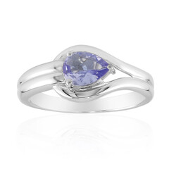 Bague en or et Tanzanite non chauffée (Remy Rotenier)