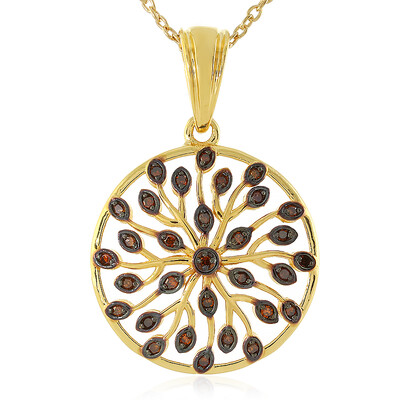 Collier en argent et Diamant rouge I3