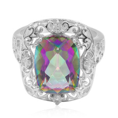 Bague en argent et Quartz mystique