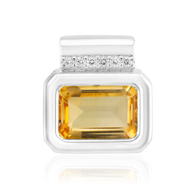 Pendentif en argent et Citrine (MONOSONO COLLECTION)