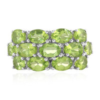 Bague en argent et Péridot