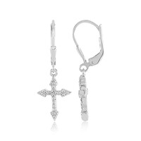 Boucles d'oreilles en argent et Zircon
