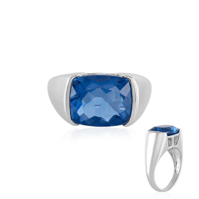 Bague en argent et Fluorite à couleur changeante