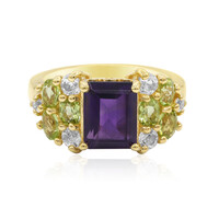 Bague en argent et Améthyste de Zambie