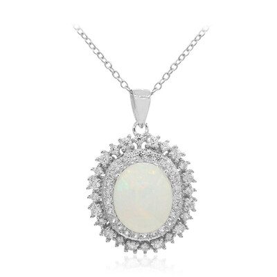 Collier en argent et Opale Welo