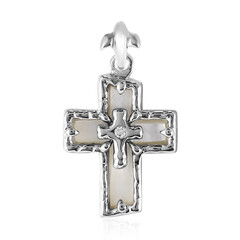 Pendentif en argent et Nacre (Art of Nature)