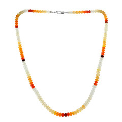 Collier en argent et Opale de Feu