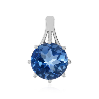 Pendentif en argent et Fluorite à couleur changeante
