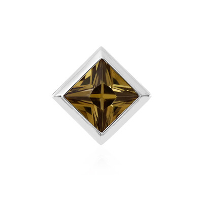 Pendentif en argent et Zircon jaune (MONOSONO COLLECTION)