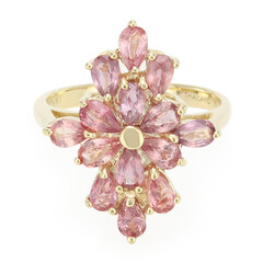 Bague en or et Saphir Padparadscha non chauffé (AMAYANI)