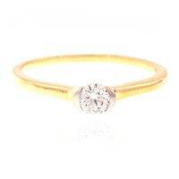 Bague en or et Diamant Flawless (D) (LUCENT DIAMONDS)