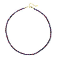 Collier en argent et Rubis du Mozambique