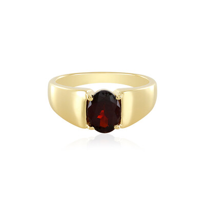 Bague en argent et Grenat du Mozambique