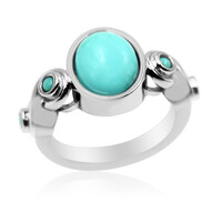 Bague en argent et Turquoise de Campitos (Anne Bever)