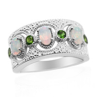 Bague en argent et Opale Welo