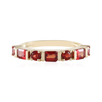 Bague en or et Rubis de Tanzanie