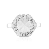 Bague en argent et Quartz blanc