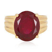 Bague en argent et Rubis de Madagascar