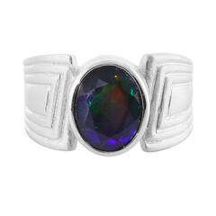 Bague en argent et Opale Mezezo