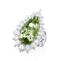 Bague en argent et Améthyste verte (Dallas Prince Designs)