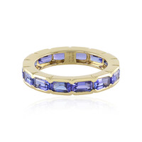 Bague en or et Tanzanite AAA (de Melo)