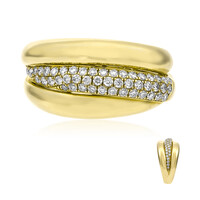 Bague en or et Diamant SI1 (H) (CIRARI)