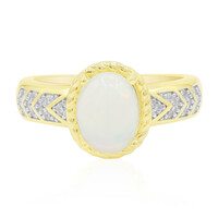 Bague en argent et Opale Welo
