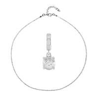 Parure en argent et Topaze blanche