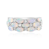 Bague en argent et Opale Welo