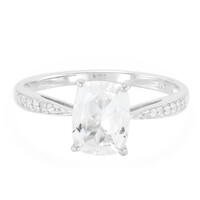 Bague en argent et Goshénite