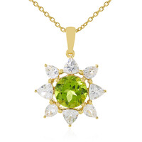 Collier en argent et Péridot