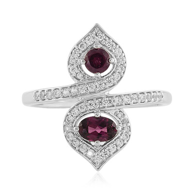 Bague en argent et Grenat de Tocantin