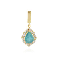 Pendentif en argent et Grandidierite