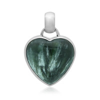Pendentif en argent et Séraphinite
